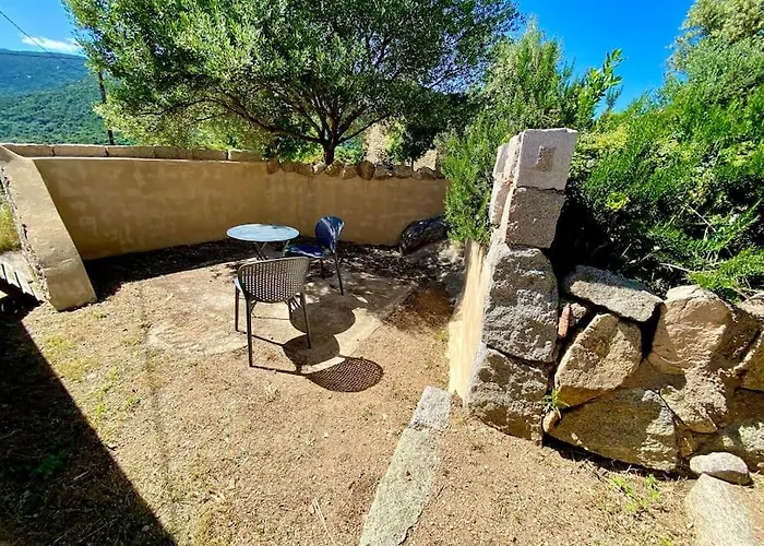 Casa Jeannot Typique Corse En Pierre, Uniquement De Samedi En Samedi , 2 Pers, F2, 35 M2, Jardin 60m2 Vue Montagne, Parking דירה