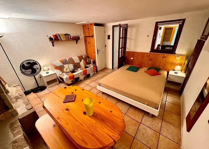 דירה Casa Jeannot Typique Corse En Pierre, Uniquement De Samedi En Samedi , 2 Pers, F2, 35 M2, Jardin 60m2 Vue Montagne, Parking